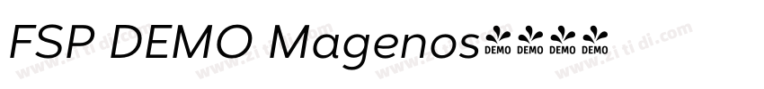FSP DEMO Magenos字体转换 FSP DEMO Magenos字体转换